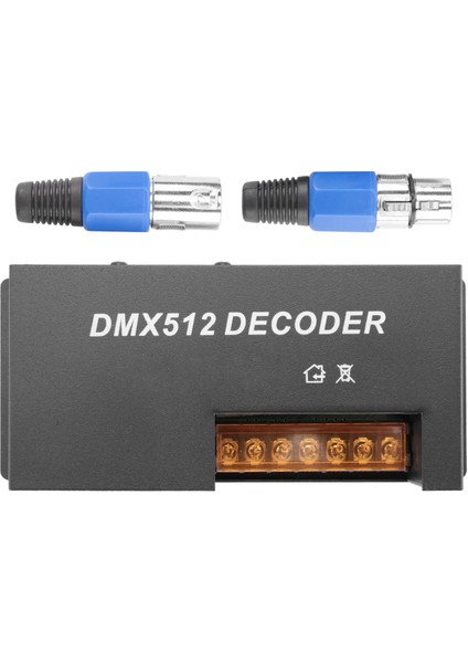 4 Kanal Dmx Dekoder Rgbw Pwm DMX512 Dimmer Sürücüsü Rgbw Işık Kontrol Girişi 12V-24V Dc (Yurt Dışından)