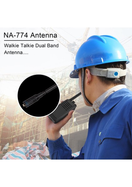 Vhf Uhf 774 Sma-F Teleskopik Çift Bantlı Anten Taşınabilir Radyo Için Uv-5r Uv-5re Plus Uv-82 Gt-3 Walkie Talkie (Yurt Dışından) fiyatları
