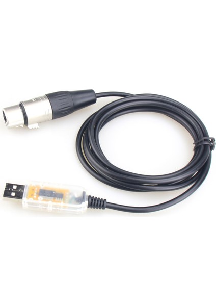 Usb'den Dmx Arabirim Adaptörüne LED DMX512 Bilgisayar Pc Sahne Aydınlatma Kontrol Dimmer, Adaptör Kablosu (Yurt Dışından)