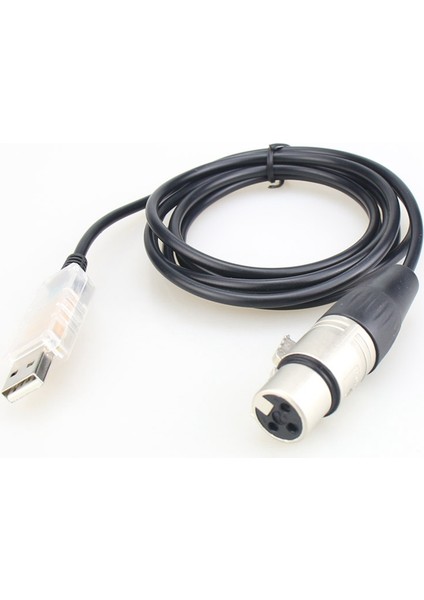 Usb'den Dmx Arabirim Adaptörüne LED DMX512 Bilgisayar Pc Sahne Aydınlatma Kontrol Dimmer, Adaptör Kablosu (Yurt Dışından)