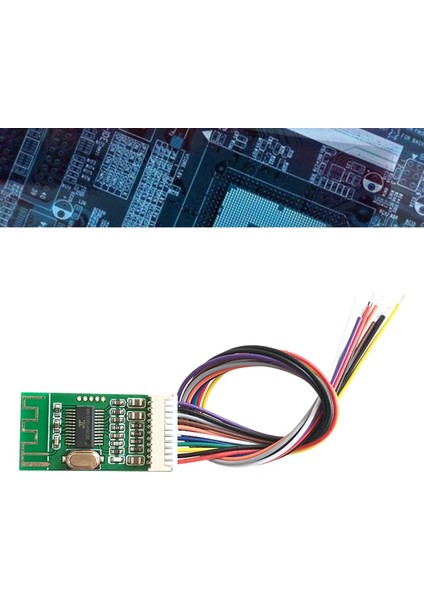 Bt5.0 Ses Alıcı Modülü Stereo Ses Çıkışı Kablosuz Bluetooth 5.0 Devre Alıcı Kurulu Hoparlör Araba Oyuncu Için (Yurt Dışından)