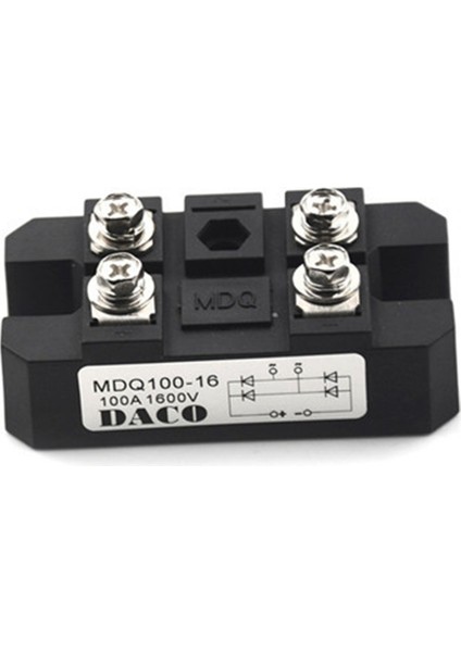 Doğrultucu Modülü MDQ100A/1600V Tek Fazlı Modül Akım Ayağı Tek Fazlı Şarj Aleti Doğrultucu Köprü Modülü (Yurt Dışından)