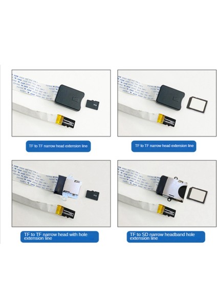 -Sd Kart Uzatma Navigasyon Kamerası Tf Kart Test Cihazı Harici Dönüşüm Için Sd'den Tf'ye Dar Uçlu Tasarımı Monitörler, A (Yurt Dışından)
