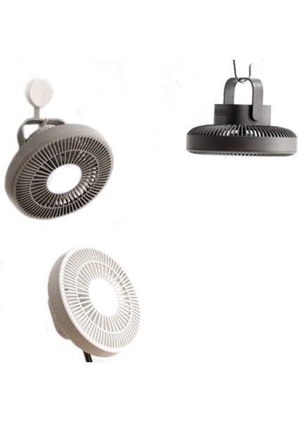 LED Lambalı Hava Soğutucu Fan Uzaktan Kumanda Şarj Edilebilir USB Güç Bankası Tavan Vantilatörü 3 Dişli Duvar Ventilador, (Yurt Dışından)