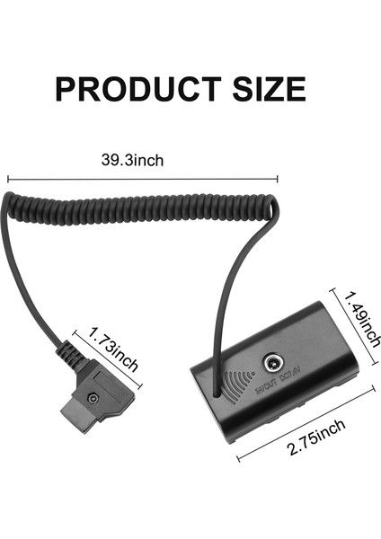Np F550 F570 F770 Np F970 Için Np-F Kukla Pil Için D-Tap Konektörü Için Güç Adaptörü Kablosu (Yurt Dışından)