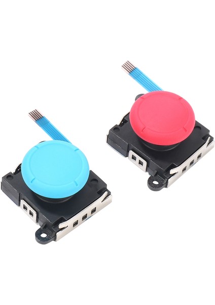 /switch Lite Denetleyici ve Konsol Için 3D Analog Joystick Yedek Sol/sağ Ayar Çubuğu - 2 Paket (Kırmızı+Mavi) (Yurt Dışından)