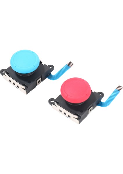 /switch Lite Denetleyici ve Konsol Için 3D Analog Joystick Yedek Sol/sağ Ayar Çubuğu - 2 Paket (Kırmızı+Mavi) (Yurt Dışından)