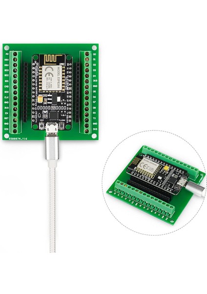 2 Adet ESP8266 Kesme Panosu Gpıo 1 Ila 2 Için ESP8266 ESP-12E Nodemcu Geliştirme Kurulu (Yurt Dışından)