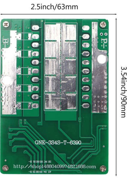 4s 12V 800A Bms Li-Iron Lityum Pil Şarj Cihazı Koruma Levhası ile Güç Pil Dengesi/geliştirilmiş Pcb Koruma Levhası (Yurt Dışından)