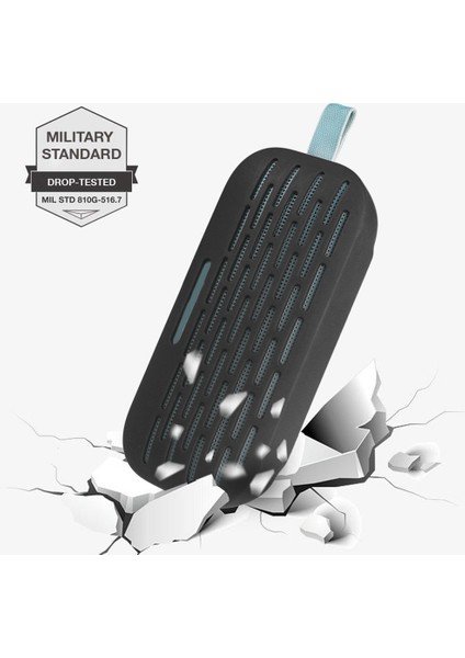 Soundlink Flex Hoparlör ile Uyumlu Silikon Yumuşak Kılıf, Silikon Kauçuk Kılıf, Seyahat Taşıma Çantası, Siyah (Yurt Dışından)