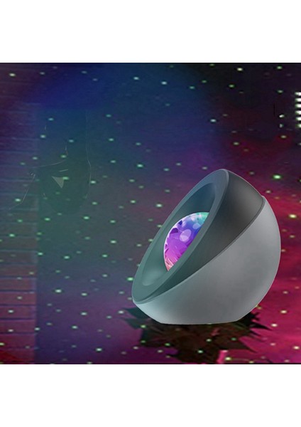 Kullanışlı LED Yıldızlı Projektör Gece Lambası Galaxy Yıldız Projektör Bluetooth App Gece Lambası Projektör, Gri (Yurt Dışından)
