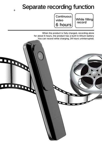Full Hd 1080P M1 Mini Kamera Giyilebilir Vücut Kalem Kamera Dijital Küçük Spor Dv Kamera Video Kaydedici Gece Görüş (Yurt Dışından)