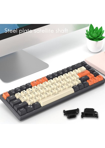 Mekanik Klavye Için Çelik Plaka Uydu Mili Cherry Mx Eksen Anahtarı Siyah Monteli 6.25U 2u Stabilizatörler-1 (Yurt Dışından)