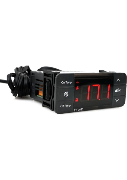 EK-3030 Dijital Sıcaklık Kontrol Cihazı 220 V Termostat Sensörü Soğutma Defrost Termostatı Soğuk Hava Deposu Dondurucu Için (Yurt Dışından)