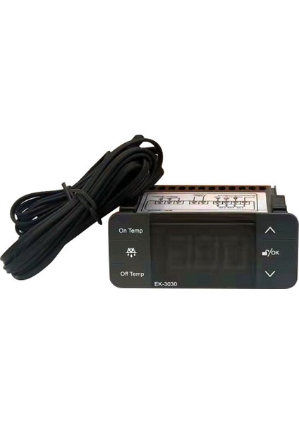 EK-3030 Dijital Sıcaklık Kontrol Cihazı 220 V Termostat Sensörü Soğutma Defrost Termostatı Soğuk Hava Deposu Dondurucu Için (Yurt Dışından)