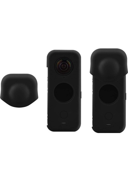 Insta 360 One X2 Kamera Siyah Için Silikon Kılıf Toz Geçirmez Kapak Su Geçirmez Koruyucu Kılıf Lens Kılıfı (Yurt Dışından)