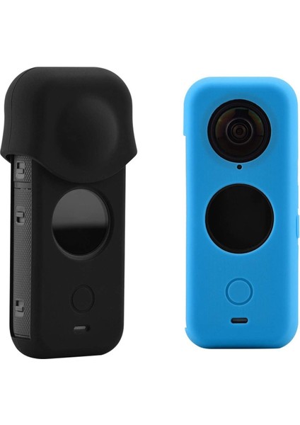 Insta 360 One X2 Kamera Siyah Için Silikon Kılıf Toz Geçirmez Kapak Su Geçirmez Koruyucu Kılıf Lens Kılıfı (Yurt Dışından)