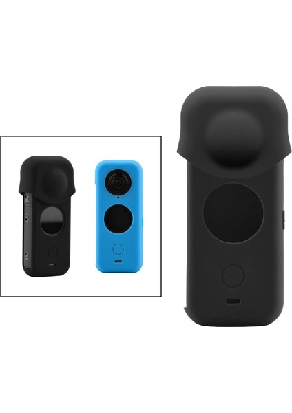 Insta 360 One X2 Kamera Siyah Için Silikon Kılıf Toz Geçirmez Kapak Su Geçirmez Koruyucu Kılıf Lens Kılıfı (Yurt Dışından)