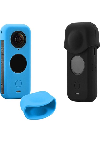 Insta 360 One X2 Kamera Siyah Için Silikon Kılıf Toz Geçirmez Kapak Su Geçirmez Koruyucu Kılıf Lens Kılıfı (Yurt Dışından)