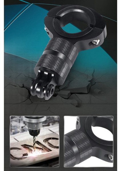 GOP11 Kamera Için Uygundur 360° Dönen Klip Sönümleme Anti-Titreşim Düzenleyici Boru Çapı Bisiklet Sabit Klips, A (Yurt Dışından)