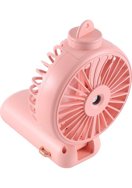 5000MAH Katlanır Elektrikli Fan USB Şarj Edilebilir Hava Soğutma Fanı Püskürtme Fonksiyonu 5 Hız Dijital Ekran El Fanı, C (Yurt Dışından)