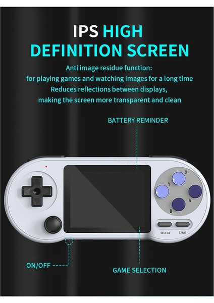 SF2000 Retro Oyun Konsolu Taşınabilir El Video Oyun Konsolu Dahili 6000 Oyun Desteği Tv Av Çıkışı (Yurt Dışından) fırsatları