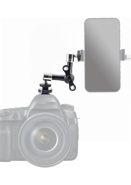 Taşınabilir Uygun Kamera Kol Gimbal Braketi Kamera El Yengeç Kelepçe Koltuk Değneği Monitör Braketi (Yurt Dışından)