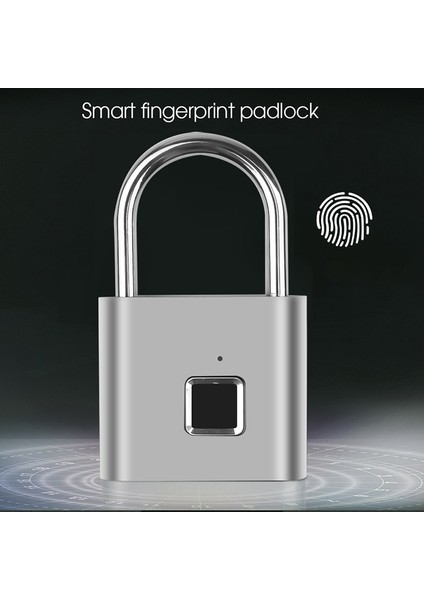 Parmak Izi Asma Kilit, Dolaplar, Valizler, Sırt Çantaları Vb. Için Taşınabilir Hırsızlığa Karşı USB Şarj Parmak Izi Kilidi Destekleyebilir (Yurt Dışından) fırsatları