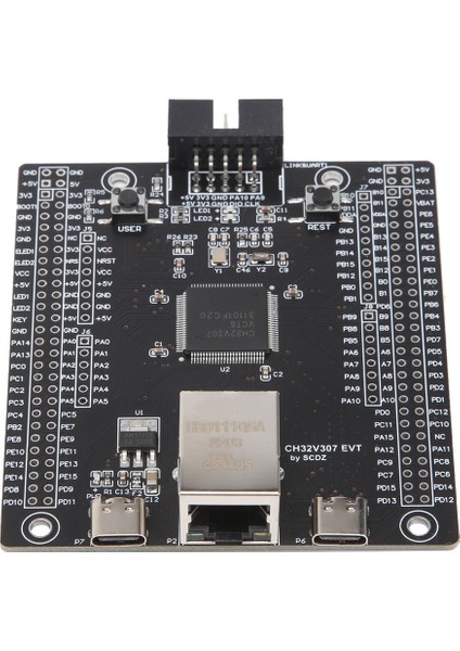 CH32V307 Değerlendirme Kartı Rısc-V Mcu Yerleşik Wch-Link CH32V307VCT6 CH32V307V-EVT-R1 (Yurt Dışından)