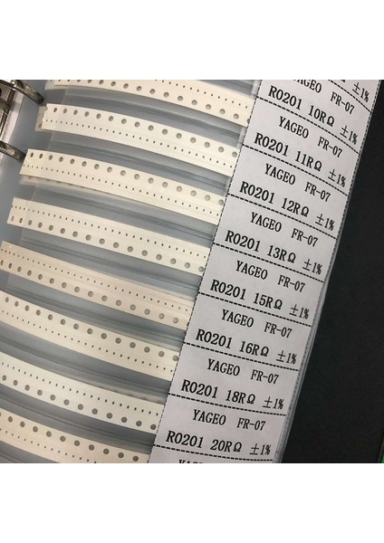 8500PCS 0402 Smd Direnç Örnek Kitabı 1% Direnç Kiti (Yurt Dışından)