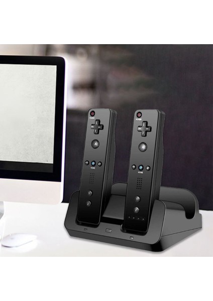 U Gamepad Uzaktan Kumandası Için Akıllı Şarj Istasyonu Bağlantı Standı Şarj Cihazı A9LC(BEYAZ) (Yurt Dışından)