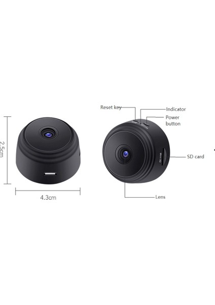 A9 Mini Kamera Wifi Kamera 1080P Hd Gece Sürümü Mini Ses Kaydedici Kablosuz Mini Kameralar Video Gözetim (Yurt Dışından) fırsatları