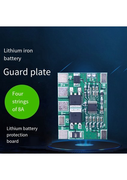 2 Adet 4s 3.2V 8A Lifepo4 Lityum Pil Şarj Cihazı Bms Koruma Pcb Kartı 12.8V 14.4V 18650 32650 Pil Paketleri 20A Sınırı (Yurt Dışından)
