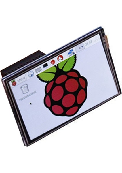 3,5 Inç Monitör - 4 3b+/ 3B/2B/2B+/2A+ Için Uyumlu 320 x 480 Kapasitif Dokunmatik Ekran LCD Ekran (Yurt Dışından)