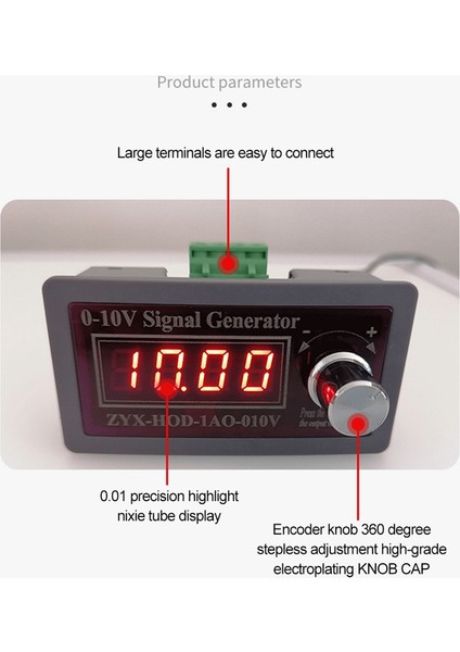 Ayarlanabilir Gerilim Analog Simülatör 0-10V 5-10V Gerilim Sinyal Jeneratörü Sinyal Kaynakları Plc Sinyal Kontrolü (Yurt Dışından)
