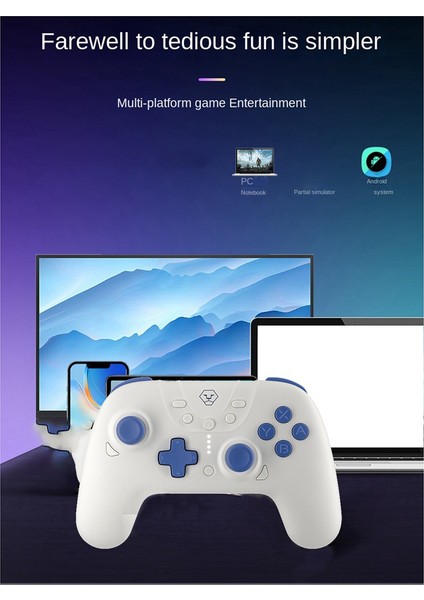 Switch Pro Bluetooth Gamepad Ns OLED Saplı, Burst Titreşimli Lite Gamepad Mor (Yurt Dışından)