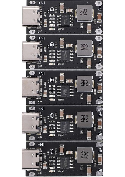 5 Adet Tip C USB Polimer Üçlü Lityum Pil Hızlı Hızlı Şarj Kartı Girişi Yüksek Akım 3A 5V 4.2V IP2312 (Yurt Dışından)