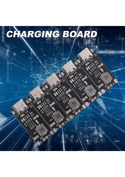 5 Adet Tip C USB Polimer Üçlü Lityum Pil Hızlı Hızlı Şarj Kartı Girişi Yüksek Akım 3A 5V 4.2V IP2312 (Yurt Dışından)