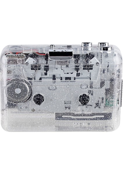 Kaset Çalar Tam Şeffaf Kabuk Kasetten Mp3 Formatına Kaset Çalar Tak ve Çalıştır Ses Dijital Oynatıcı Müzik Için (Yurt Dışından) fırsatları