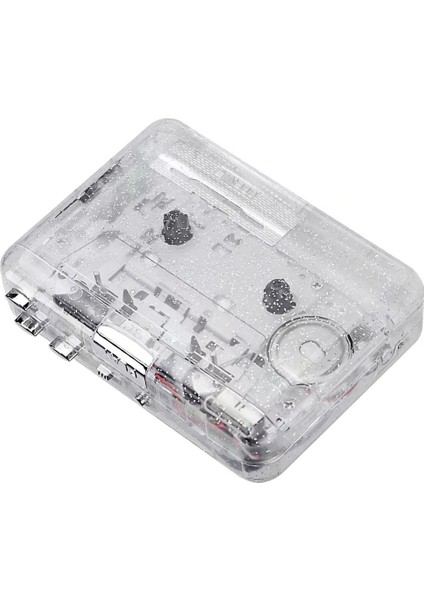 Kaset Çalar Tam Şeffaf Kabuk Kasetten Mp3 Formatına Kaset Çalar Tak ve Çalıştır Ses Dijital Oynatıcı Müzik Için (Yurt Dışından) indirimleri