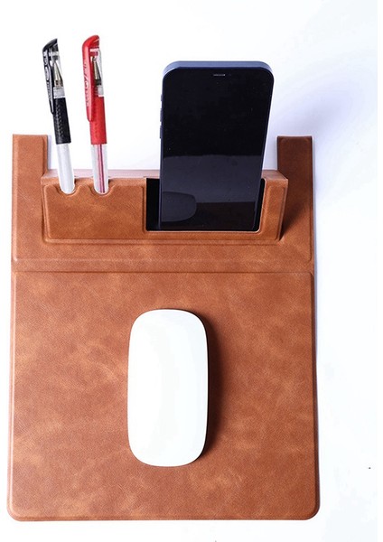 Telefon Tutucu Mouse Pad'ler, Tabansız Taşınabilir Katlanır Mousepad, Kablosuz Fare Için Kalem Tutucu Mouse Pad (Yurt Dışından)