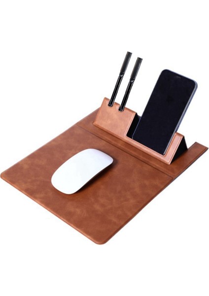Telefon Tutucu Mouse Pad'ler, Tabansız Taşınabilir Katlanır Mousepad, Kablosuz Fare Için Kalem Tutucu Mouse Pad (Yurt Dışından)