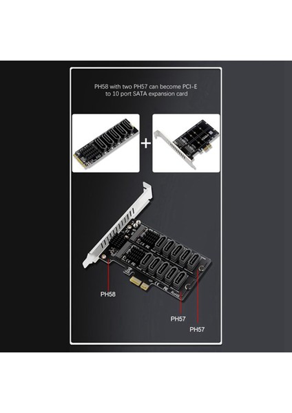 M.2 Ngff B-Key Sata Değişim 5 Bağlantı Noktası Genişletme Kartı 6 Gbps Genişletme Kartı JM575 Yonga Seti (Yurt Dışından) fırsatları