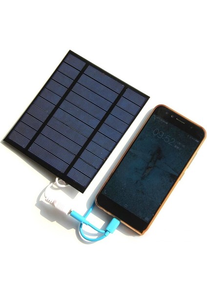 5W 5V Güneş Paneli Powered Fan, Mini Taşınabilir Havalandırma Soğutma Fanı 4-Inch USB Taşınabilir Fan Kamp Yat Köpek Evi Için (Yurt Dışından)