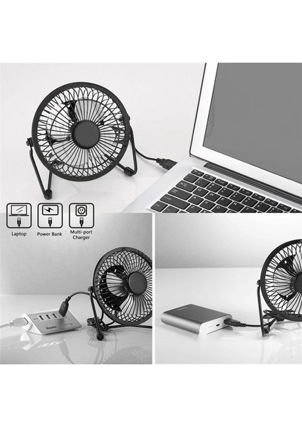 5W 5V Güneş Paneli Powered Fan, Mini Taşınabilir Havalandırma Soğutma Fanı 4-Inch USB Taşınabilir Fan Kamp Yat Köpek Evi Için (Yurt Dışından)