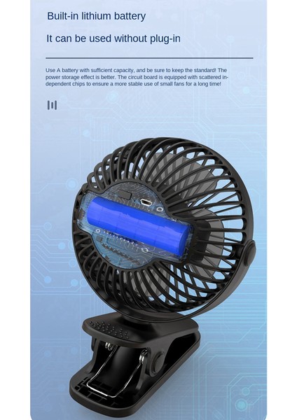 1200 Mah Yaz Klipsli Fan Taşınabilir Otomatik Salınımlı Kafa Fanı Şarj Edilebilir Yüksek Rüzgar Enerjisi Fanı Öğrenci Için Beyaz (Yurt Dışından) indirimleri