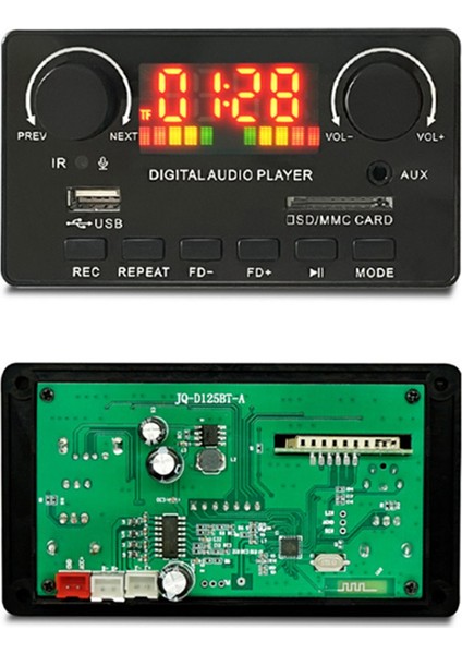 Bluetooth Güç Amplifikatörü Kurulu 2X40 W Araç Ses Mp3 Dekoder Stereo Müzik Amplifikatör Bluetooth Modülü (Yurt Dışından)