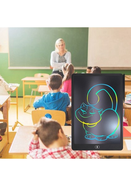 Okul Sezonu Çocuk Yazı Tahtası LCD Çizim Tahtası El Çizim Tahtası Renkli LCD El Yazısı Tahtası, D (Yurt Dışından)