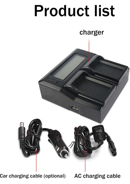 ENEL14 LCD Dijital Çift Şarj Şarj Cihazı D3200 D3500 D5100 D5200 Değiştirilebilir Panel Koltuk Şarjı Ab Tak (Yurt Dışından)