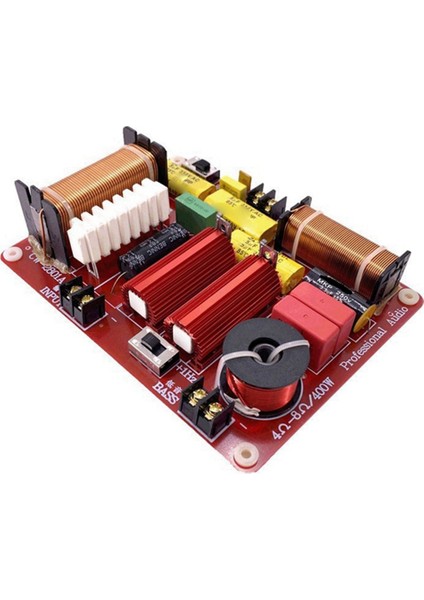 500W 2 Yollu Ses Hoparlör Bölücü 3200Hz Ayarlanabilir Yüksek ve Düşük Frekans Bölücü Hifi Yüksek Sadakat Geçiş Filtresi (Yurt Dışından)